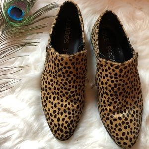 Soul society cheetah print booties
